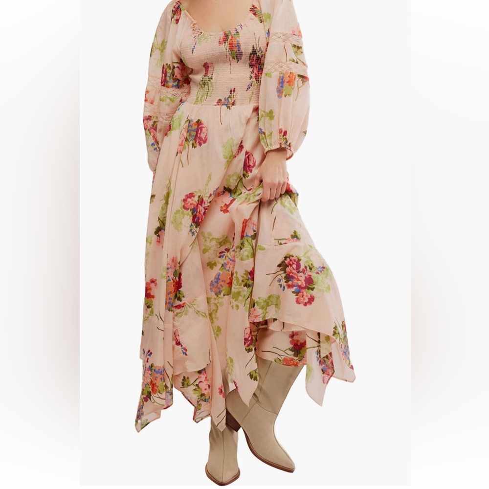 Free People Smocked Maxi Dress